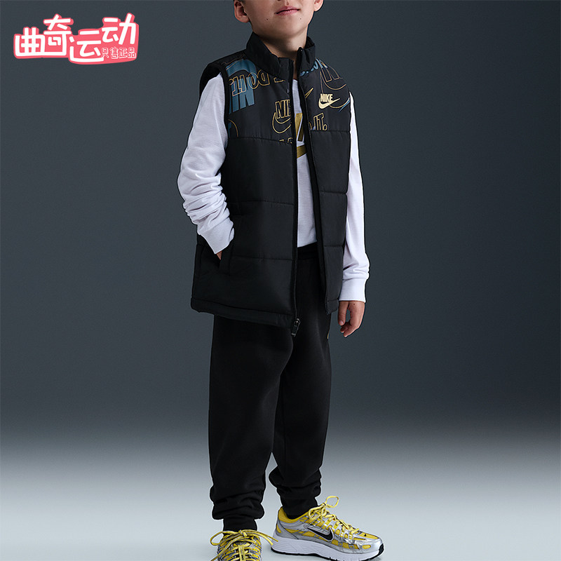 Nike/耐克正品Sportswear新款儿童黑白色经典三件套IQ2806-010