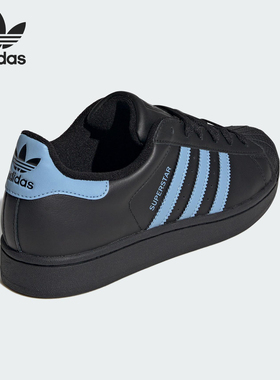 Adidas/阿迪达斯正品三叶草女士系带耐磨低帮皮革板鞋JS1338