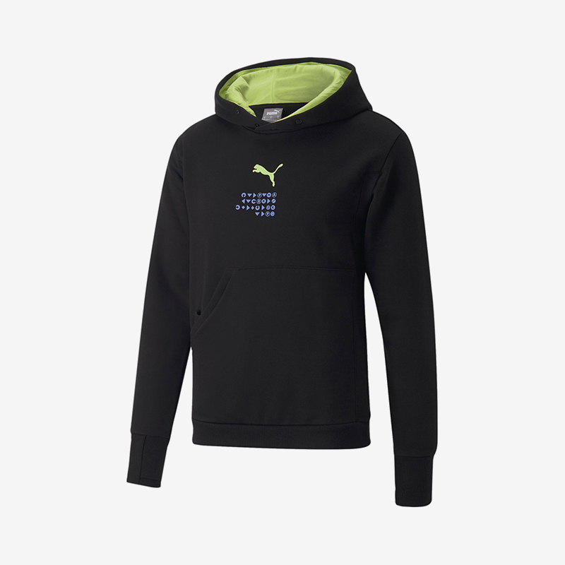 彪马男士经典跑步套头卫衣