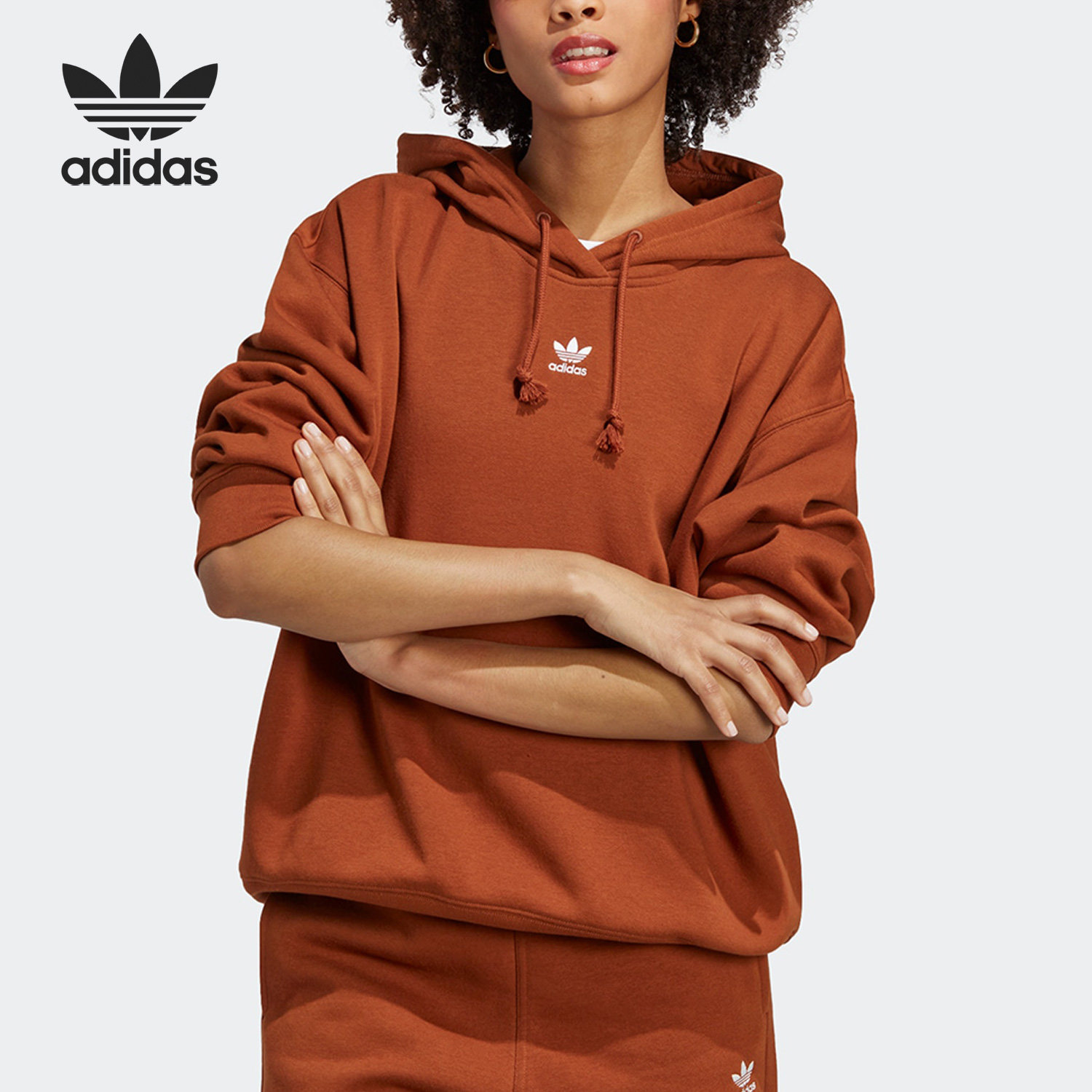 Adidas/阿迪达斯正品新款女子休闲运动长袖连帽卫衣IK7691,运动服/休闲服装,运动卫衣/套头衫,淘宝优惠券,粉丝福利购,淘宝优惠卷