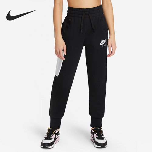 Nike/耐克正品AIR FRENCH TERRY大童针织运动长裤DA1185-010