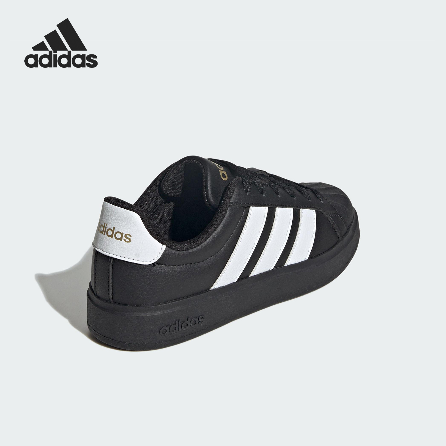 Adidas/阿迪达斯正品STREETTALK大童运动系带耐磨板鞋JS5053