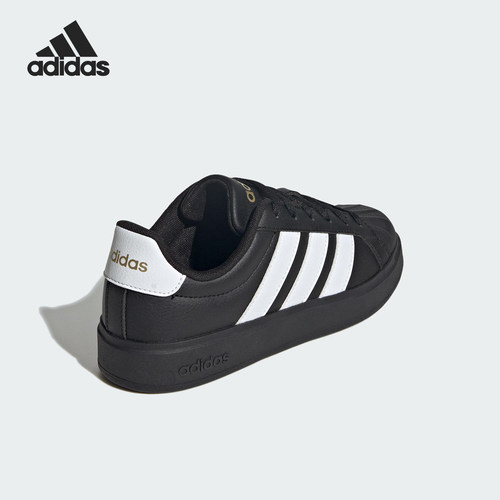 Adidas/阿迪达斯正品STREETTALK大童运动系带耐磨板鞋JS5053