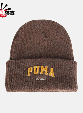 Puma/彪马正品2025年夏季男女运动保暖经典户外针织帽027233-02