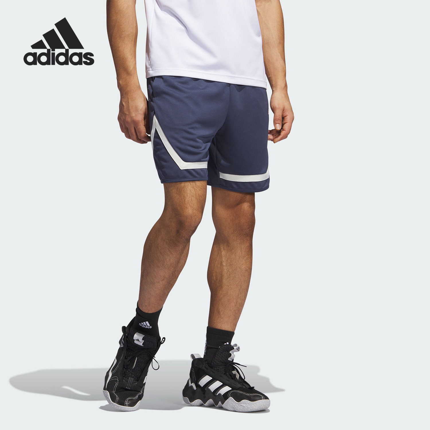 Adidas/阿迪达斯正品夏季新款男子篮球运动时尚短裤IL2246