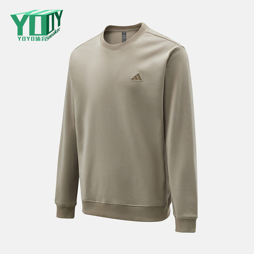 Adidas/阿迪达斯正品2026男士休闲经典舒适圆领卫衣套头衫KR2505