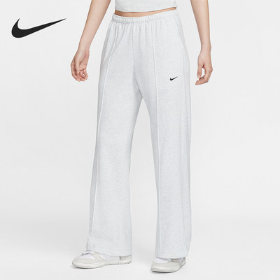 Nike/耐克正品Sportswear女士中腰法式毛圈直筒裤II3979-051