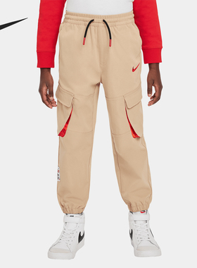 Nike/耐克正品Sportswear小童户外梭织工装长裤IH0995-222
