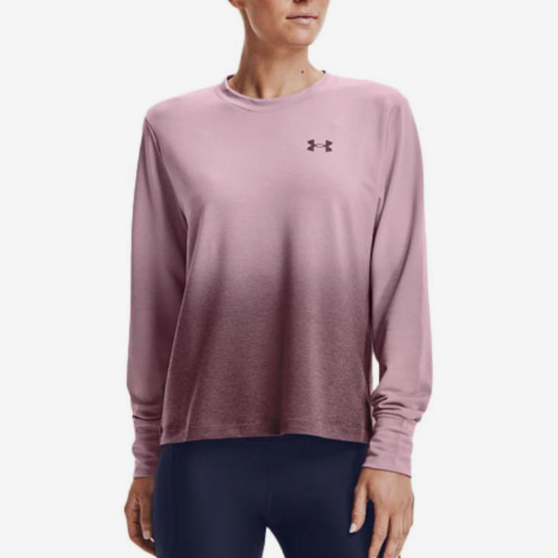 UA/安德玛正品运动女士圆领时尚潮流训练卫衣套头衫1370980-698