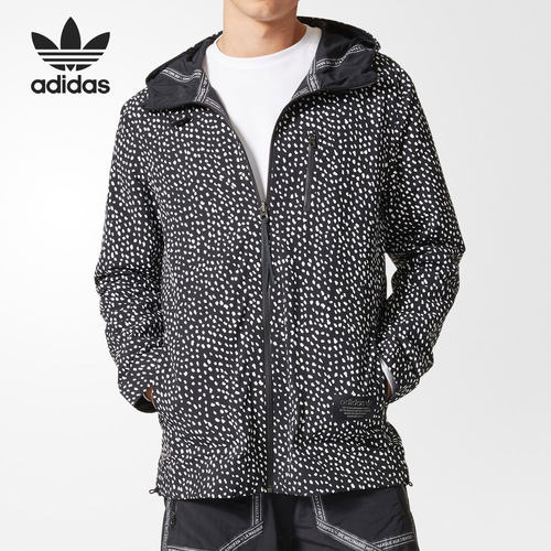 Adidas/阿迪达斯正品 三叶草 当季男子运动连帽夹克外套 BS2527
