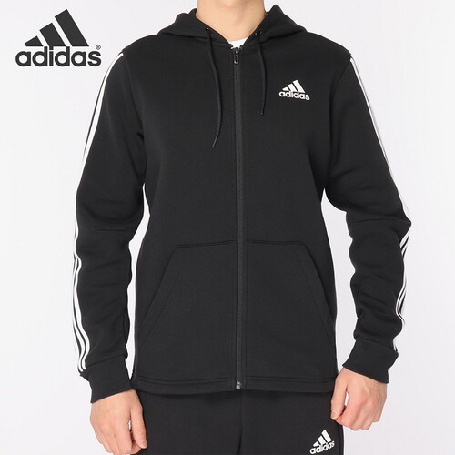 Adidas新款运动外套连帽休闲夹克