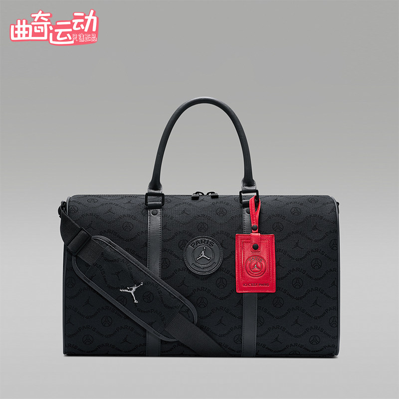 Nike/耐克正品JORDAN新款男煤黑红色旅经典休闲行李包IQ3208-060