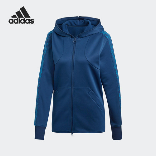 Adidas/阿迪达斯正品TRACKHODEDJACKET新款女经典夹克外套DT9205
