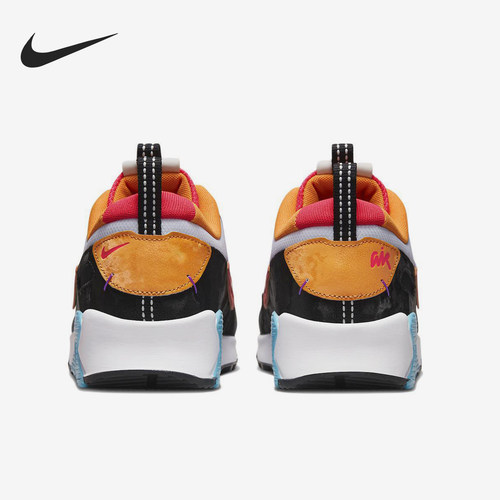 Nike/耐克正品Air Max 90女士时尚拼接气垫跑步鞋FD0821-100