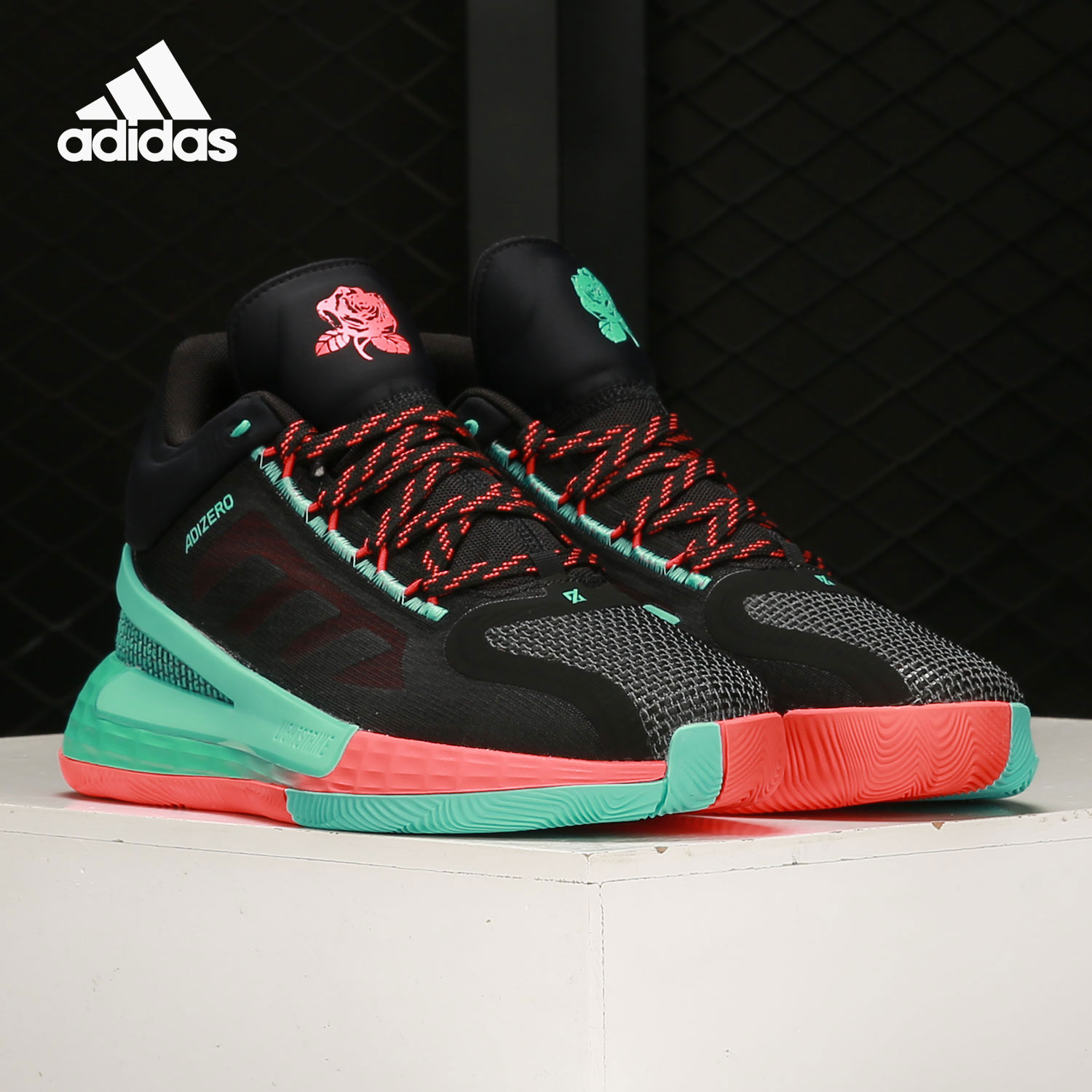 Adidas/阿迪达斯正品春季男子训练户外透气舒适运动篮球鞋 FZ4407