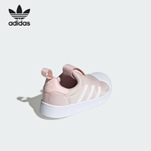 Adidas KI8792 一脚蹬低帮运动鞋 阿迪达斯正品 三叶草小童经典