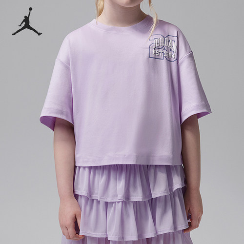 Nike/耐克正品Jordan大童轻盈透气圆领套头短袖T恤IW2210-588