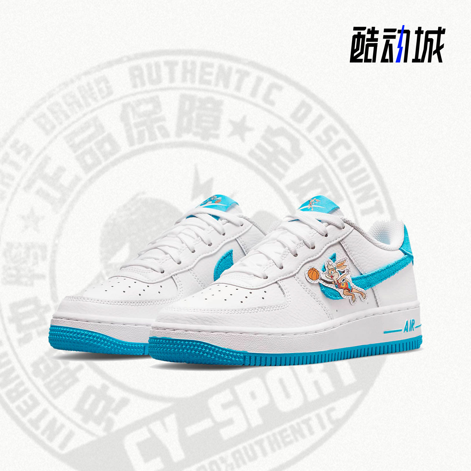 Nike/耐克正品Air Force 1 AF1女子大童GS休闲鞋 DM3353-100