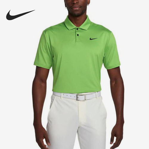 Nike耐克正品高尔夫男士吸湿排汗弹力透气短袖翻领衫DR5298-350