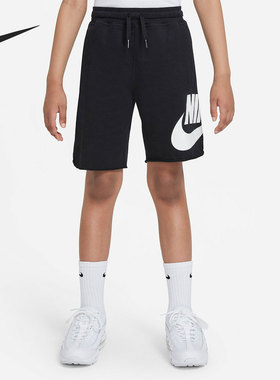 Nike/耐克正品大童卷边宽松透气针织运动休闲短裤 AT3070-010