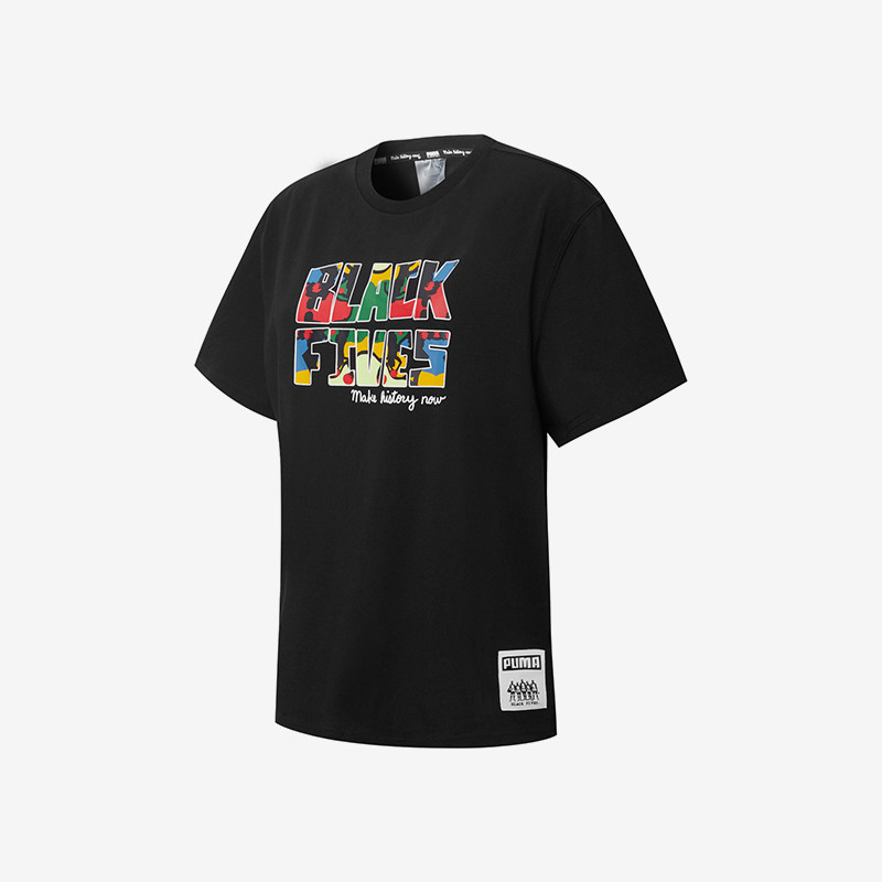 Puma/彪马正品HOOPETTES女士篮球运动休闲印花短袖534497-01,运动服/休闲服装,运动T恤,淘宝优惠券,粉丝福利购,淘宝优惠卷