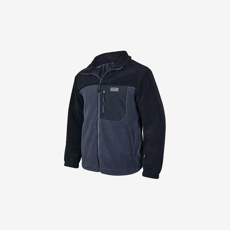 Skechers/斯凯奇正品男女同款拼接羊羔绒保暖防风绒感外套