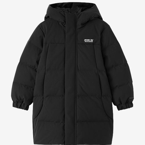 Skechers斯凯奇正品儿童防水连帽保暖羽绒服L425K058-0018