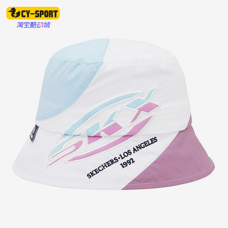 Skechers/斯凯奇正品新款大童宽檐遮阳运动休闲渔夫帽子P222K017
