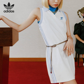 女子运动无袖 三叶草新款 连衣裙IP1780 阿迪达斯正品 Adidas