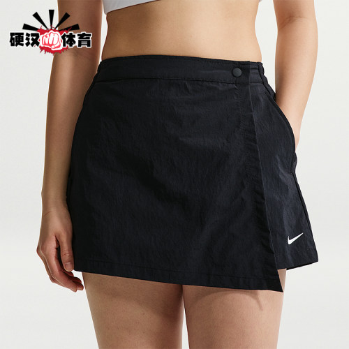 Nike/耐克正品 Sportswear 女士透气中腰简约休闲裤裙IR1649-010