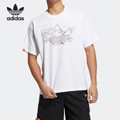 男女运动短袖 Adidas 新款 三叶草夏季 T恤HR6459 阿迪达斯正品