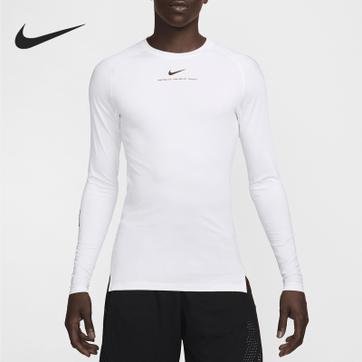Nike/耐克正品Drake男士修身圆领针织运动训练长袖DN0001-100