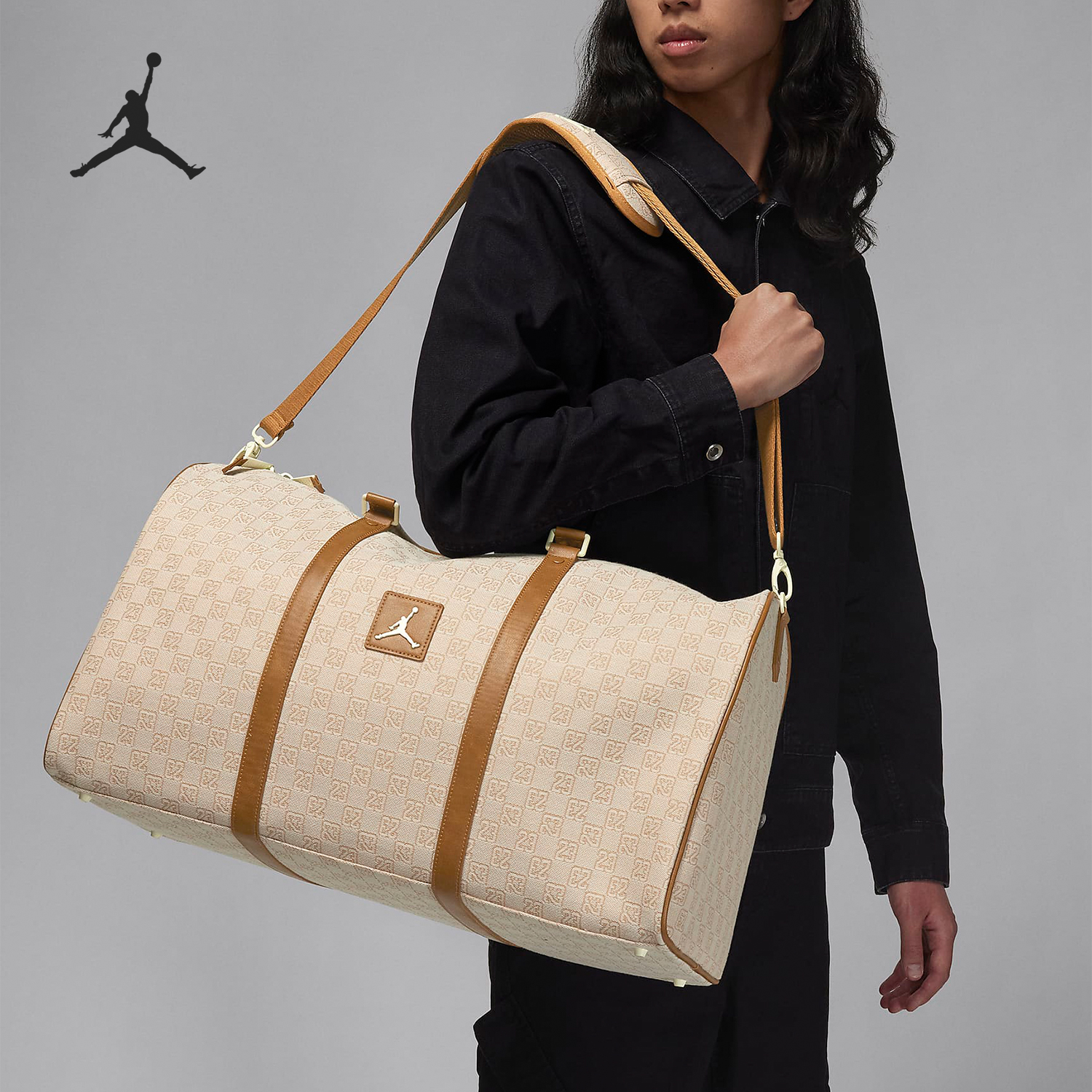 Nike/耐克正品Jordan Monogram男女大容量行李包HF1867-113
