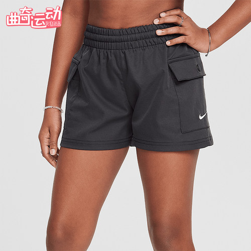 Nike/耐克正品2026亲肤透气松紧时尚经典透气简约短裤HF8178-010