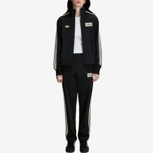 Adidas阿迪达斯正品Oasis联名Firebird男条纹收脚刺绣长裤KT3459