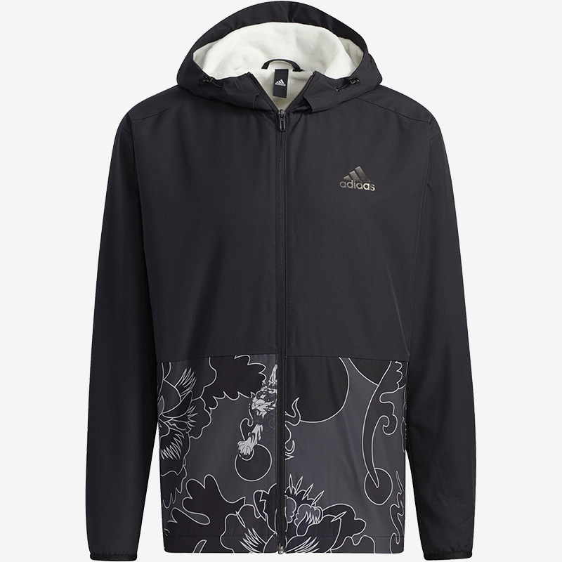 Adidas/阿迪达斯正品新款男子运动休闲防风保暖夹克外套 GT6484