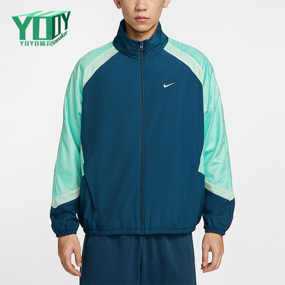 Nike/耐克正品Icon男士运动梭织薄绒复古宽松夹克外套HV3364-415