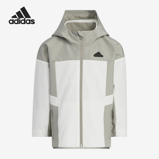 Adidas/阿迪达斯正品新款小童二合一梭织运动休闲外套JE8649