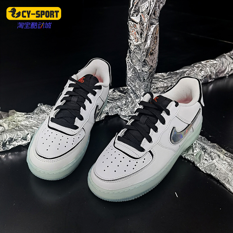 Nike/耐克正品Force 1 AF1女子GS大童运动低帮板鞋DH7341-100