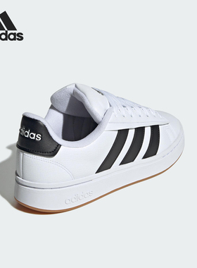 Adidas/阿迪达斯正品2025夏季款男女皮革轻便网球板鞋JQ2996