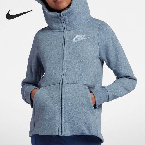 Nike/耐克正品当季新款大童休闲运动长袖连帽外套 AV8422-445