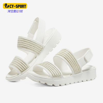 Skechers/斯凯奇正品FOOTSTEPS女子运动休闲魔术贴透气凉鞋