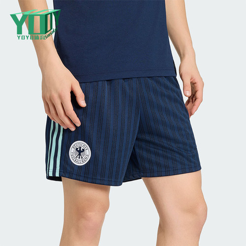 Adidas/阿迪达斯正品GERMANY SHORTS男士运动足球宽松短裤JZ9343