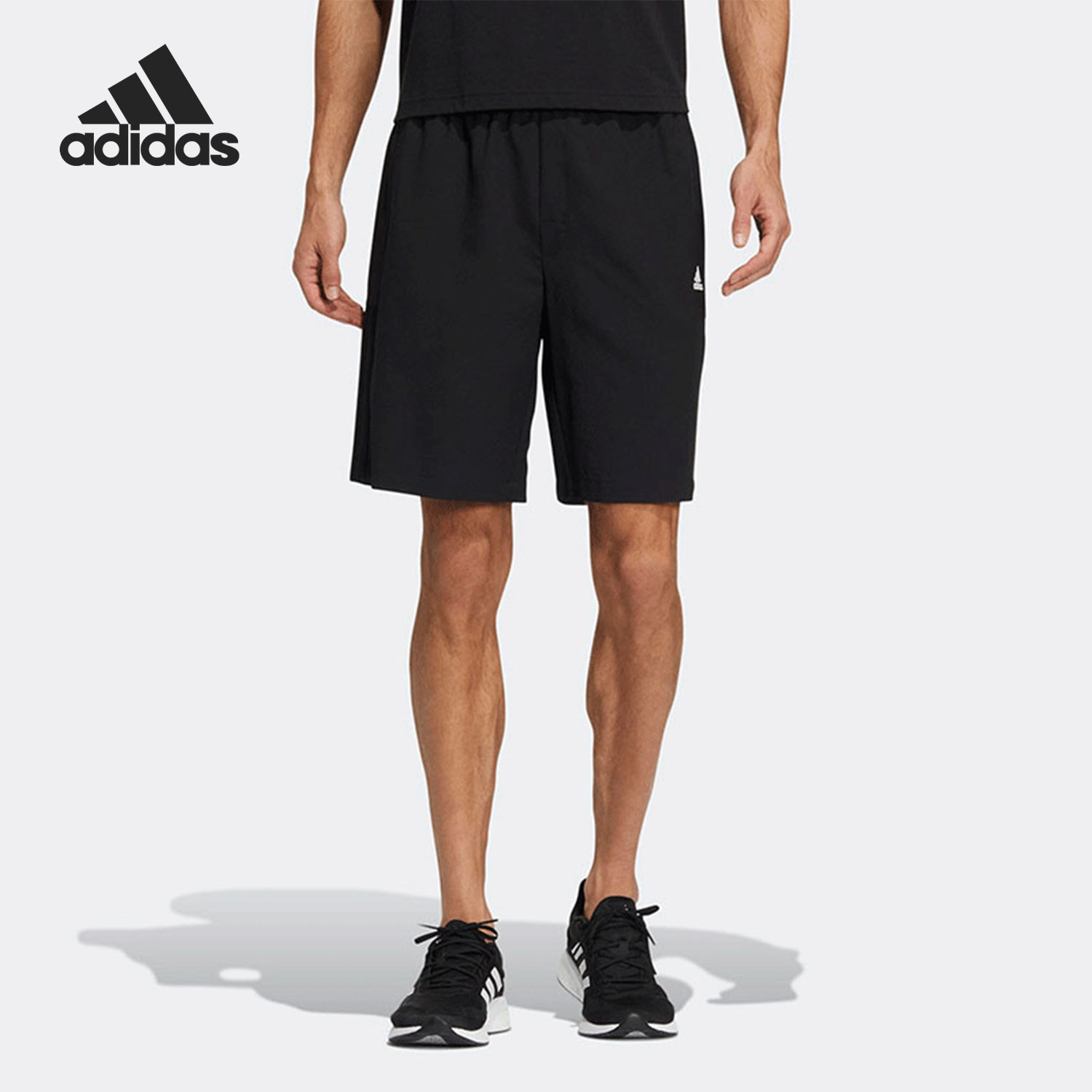 Adidas/阿迪达斯正品当季新款训练透气男子运动短裤HE7405