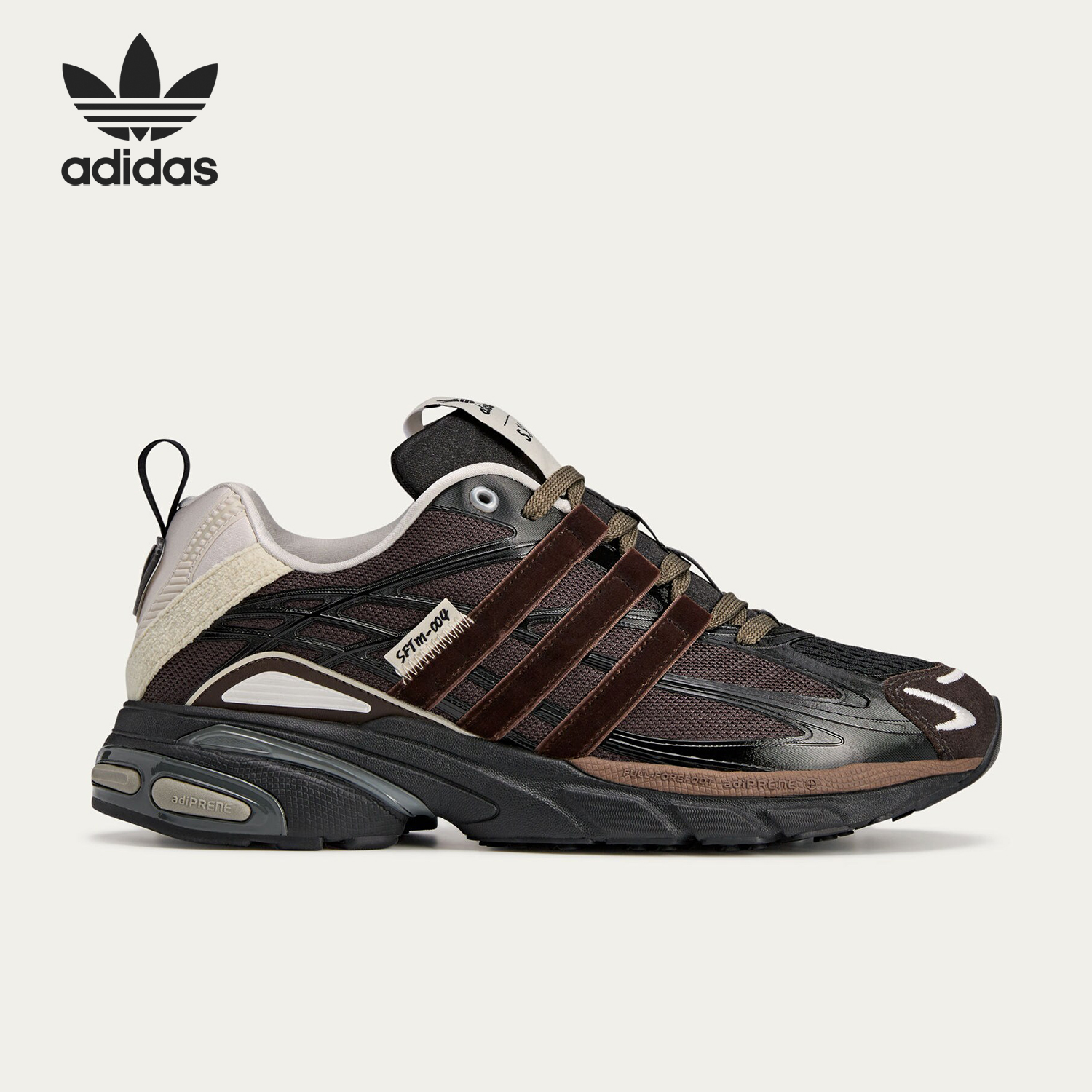 Adidas/阿迪达斯正品三叶草男女复古低帮拼接老爹鞋JH9007