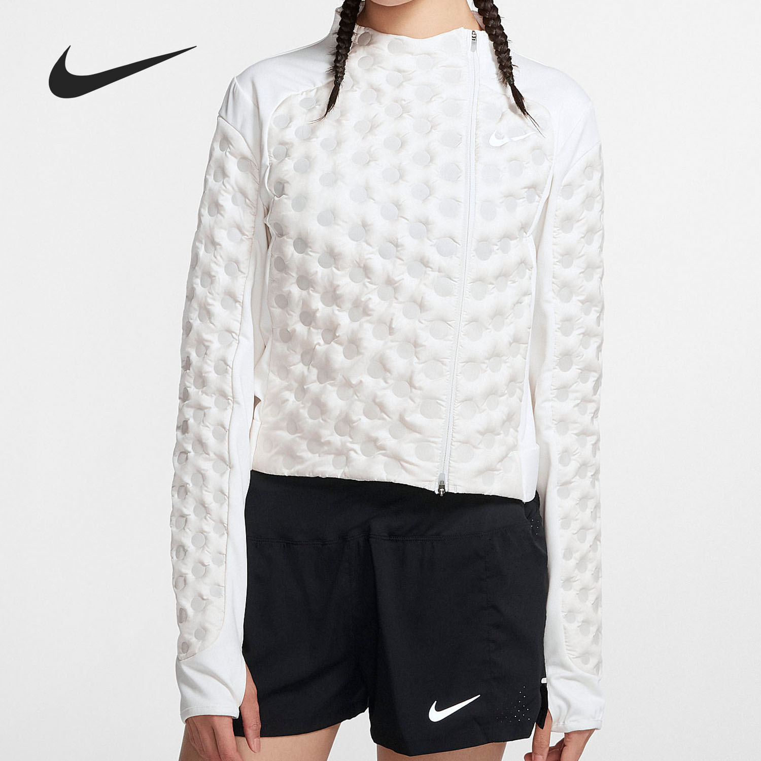 耐克女子跑步运动轻薄羽绒服