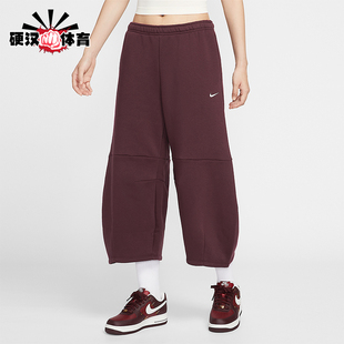 Nike Sportswear女士加绒休闲运动针织九分裤 IM7475 652 耐克正品