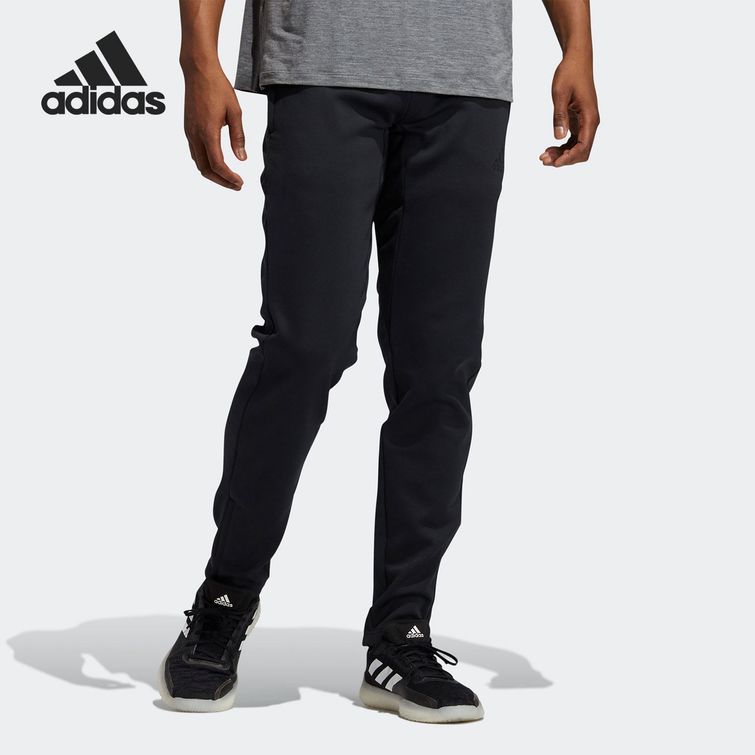 Adidas/阿迪达斯正品当季新款男子针织修身运动长裤 H35946,运动服/休闲服装,运动长裤,淘宝优惠券,粉丝福利购,淘宝优惠卷