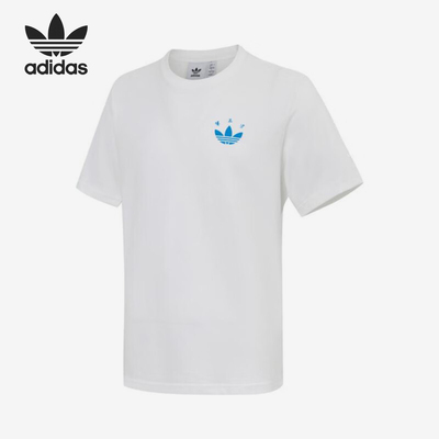 Adidas/阿迪达斯正品三叶草男女舒适透气圆领运动短袖KA7086