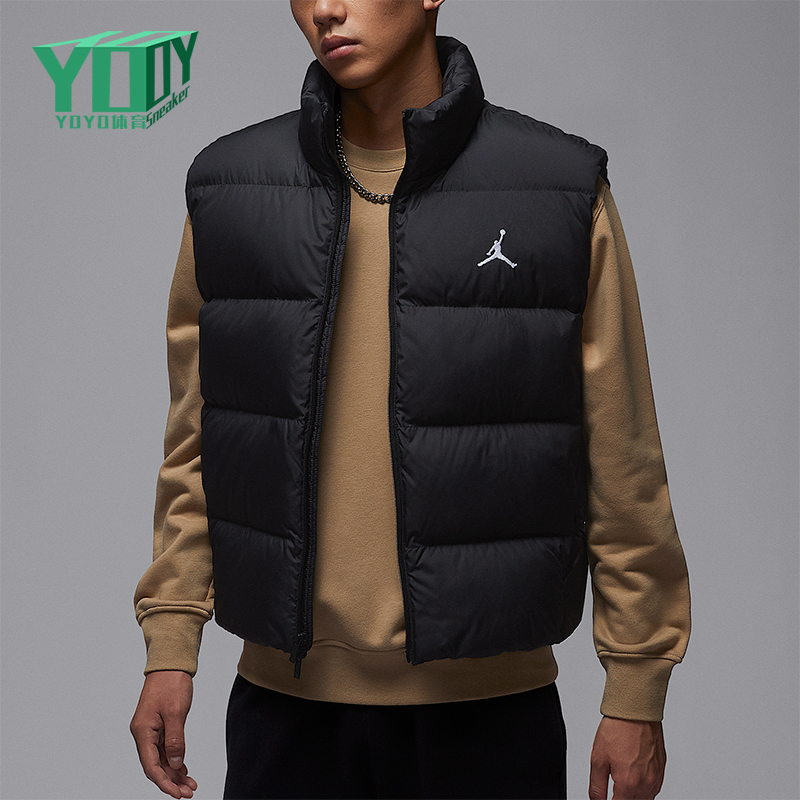 Nike/耐克正品JORDAN男士运动轻盈保暖经典羽绒马甲IF4262-010